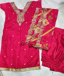 Vibrant Red Silk Palazzos