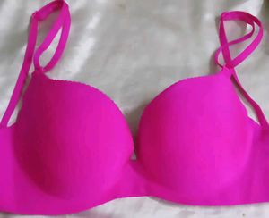 Vibrant Pink Push-Up Bra