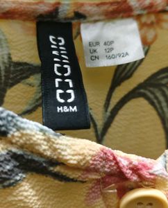 H&amp;M Divided Floral Print Top