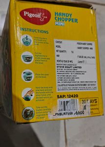 Pigeon Handy Chopper Mini 600ml Capacity