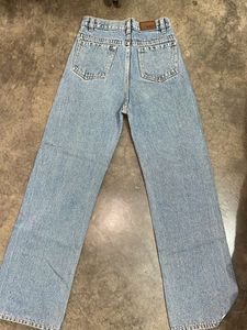 Classic Light Wash Wide Leg Jeans