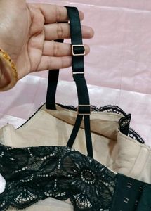 Elegant Black Lace Bra