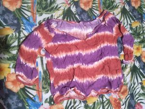 Tie-Dye Long Sleeve Top