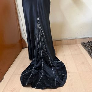 Elegant Black Halter Neck Maxi Dress