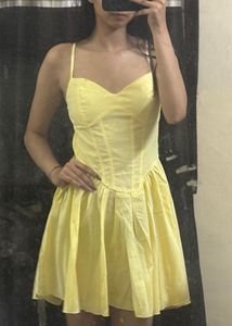 Chic Yellow Sundress