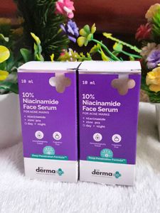 PACK OF 2 The Derma Co 10% Niacinamide Serum with