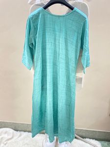 Stylish Teal Kurti with pants