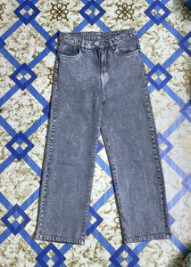 Combo Grey Wash and Blue Wide Leg Jeans