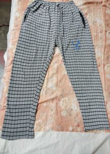 Men's Casual Checked Trousers
