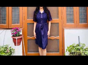 Elegant Purple Lace Dress