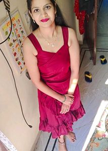 Elegant Red Velvet Dress
