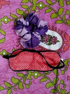 Scrunchie and Eye Mask Set