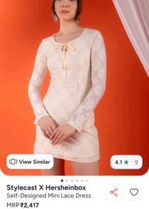 Stylecast X Hersheinbox Mini Lace Dress