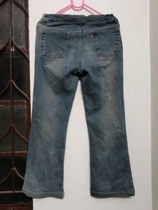 y2k bootcut jeans with studs &amp; fringe⭐