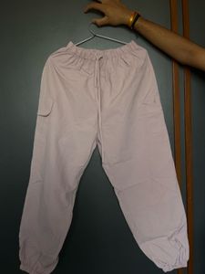 Lilac Cargo Joggers
