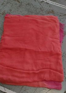 Light Peach Printed Dupatta