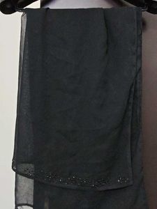 Elegant Black Embellished Dupatta combo