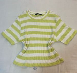 Cropped Striped Top - Trendy and Chic