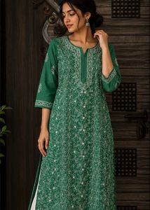 Embroidery Chikankari Kurta
