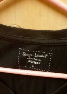 India Pride Black Tee - Size Medium
