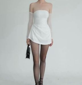 Sparkling Strapless Mini Dress