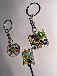 Handmade Resin Keychain Set