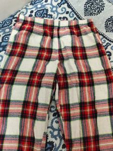 Red White Chex Pyjama Women