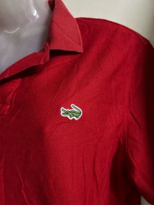 Woman Red Polo Shirt