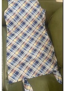 Stylish Plaid Wrap Dress
