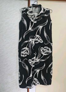 Black Floral Kurta Pant Set 🖤