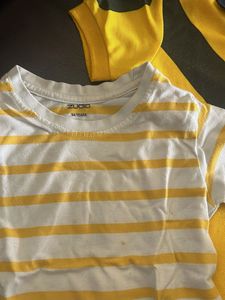 Kids' Yellow Striped Shirt Bundle