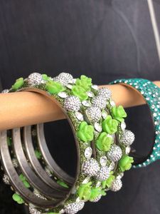 Diamond Bangles Combo