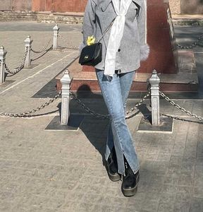 High Waisted Bell Bottom Jeans