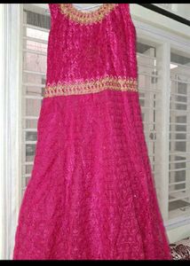 Pink Embellisheh ethnic gawn
