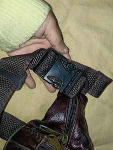 Stylish Leather Waist Bag