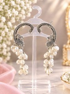 Elegant Pearl Dangle Earrings
