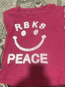 Cute Pink Smiley Face T-Shirt