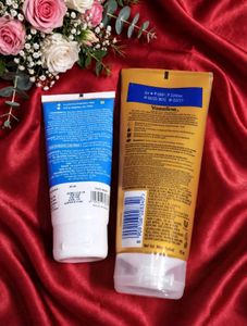 The Derma Co. Face Wash &amp; Vaseline Sunscreen
