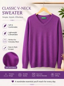 Classic V-Neck knit top