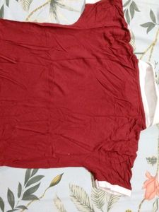 Red Polo Shirt w/ White Collar