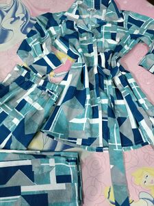 Abstract Print Pajama Set