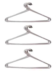 Rust-Resistant Stainless Steel Hanger Pack of 12