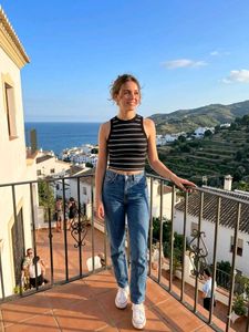 Striped Crop Top