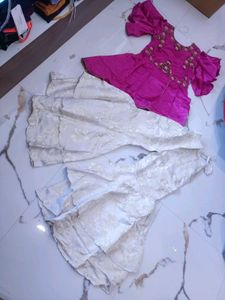 Stunning Pink Kurta with Palazzo Set