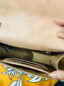Allen Solly Nude Bag