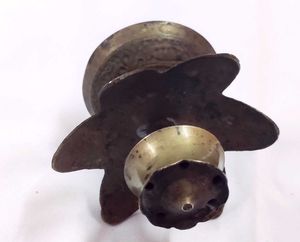 Vintage Brass Diya Lamp petal