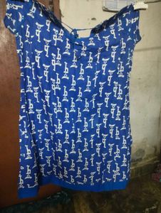 Blue cotton free sizes Kurt's.