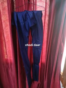 Elegant Blue Embroidered Gown
