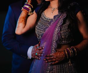 engagement Lehenga Choli with jwelry(worn once)