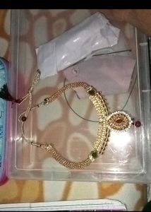 Combo Charming Gold Tone Jhumka Bangles